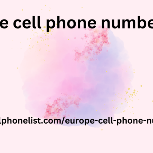 europe cell phone number list