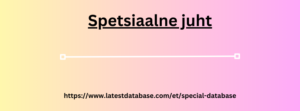 Spetsiaalne juht