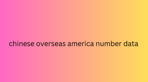 chinese overseas america number data