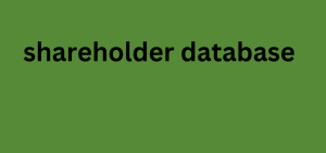 shareholder database 