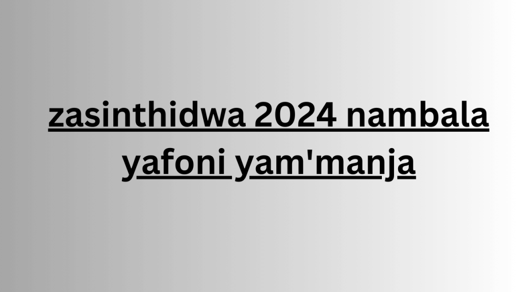 zasinthidwa 2024 nambala yafoni yam'manja 