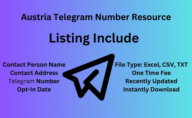 Austria telegram number resource