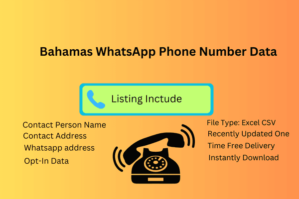 Bahamas whatsapp phone number data