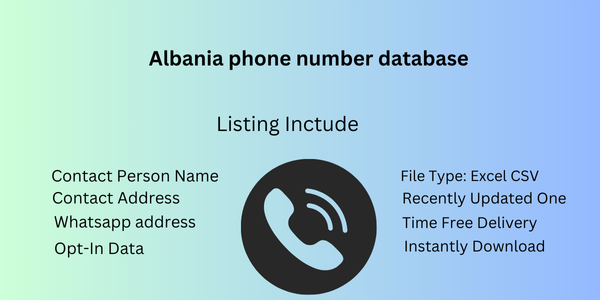 Albania phone number database​