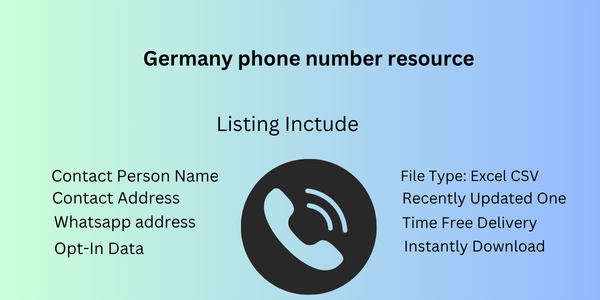 Germany phone number resource​